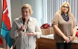 Zastępca Burmistrza Miasta oraz Przewodnicząca MKRPA