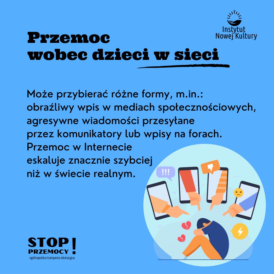Plakat Stop przemocy