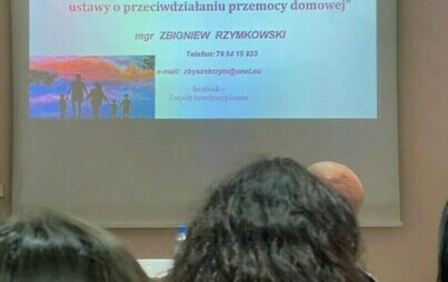 Zdjęcie do Szkolenie - przemoc domowa 